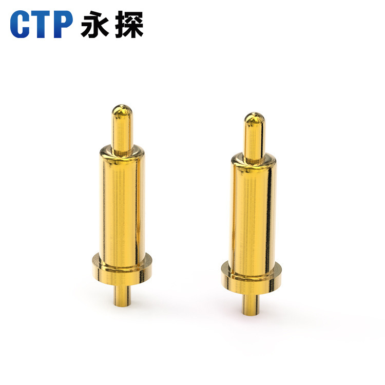 工廠定 制藍(lán)牙耳機(jī)觸點(diǎn)彈簧針?lè)€(wěn)定大電流頂針探針 pogopin連接器