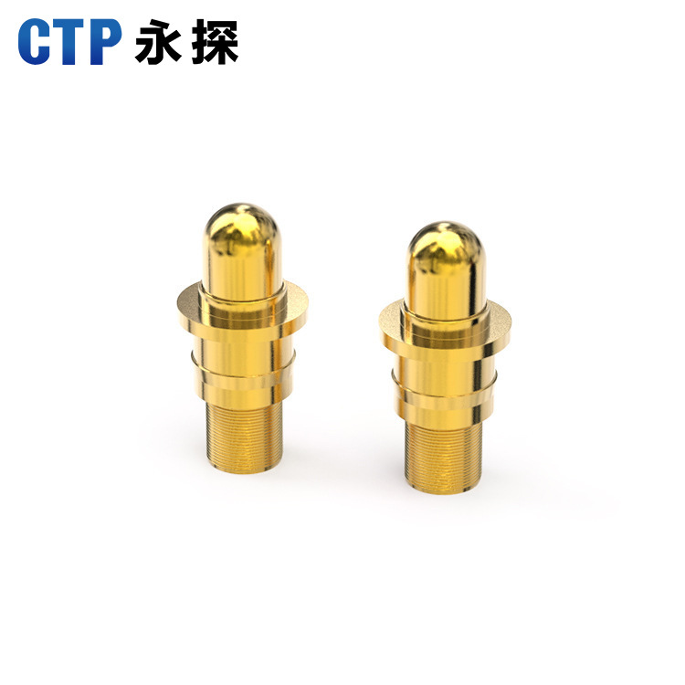 TWS對(duì)耳藍(lán)牙耳機(jī)pogo pin頂針雙頭彈簧針大電流 電池插針彈簧頂針