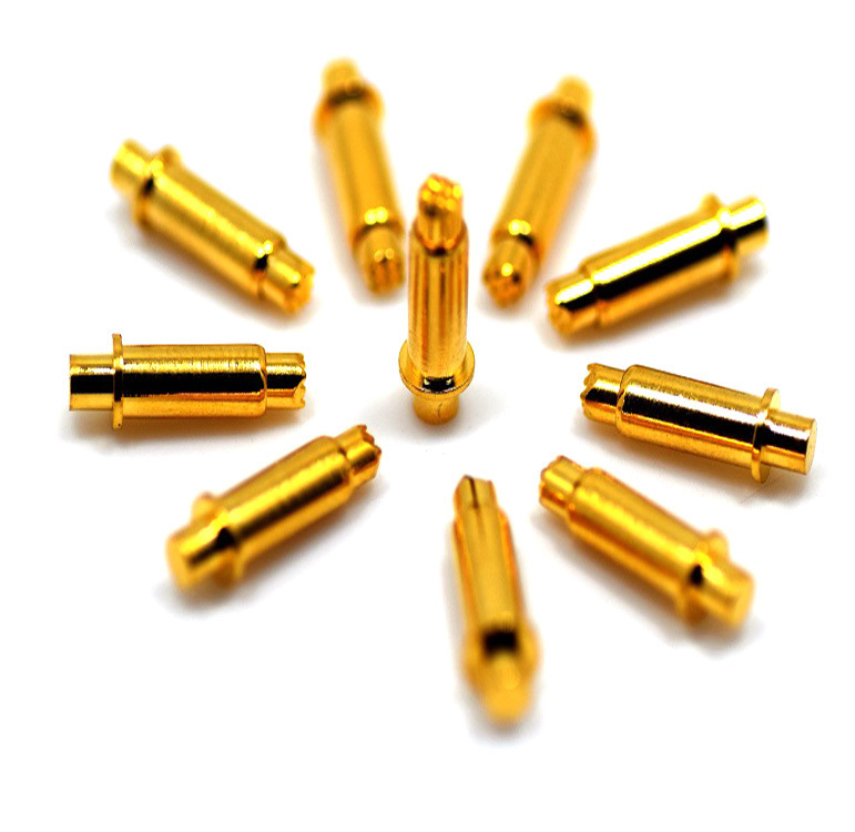 SMT貼片式接地天線大電流彈簧針藍牙耳機充電針側(cè)貼pogopin廠家