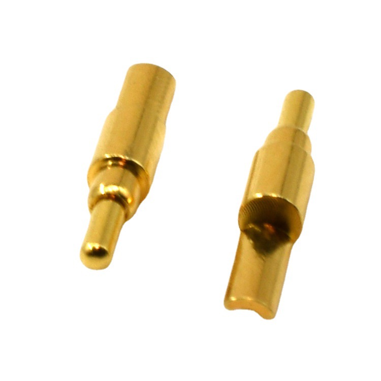 pogopin連接器異型精密天線頂針信號(hào)針 接地探針銅針 圓弧彈簧針