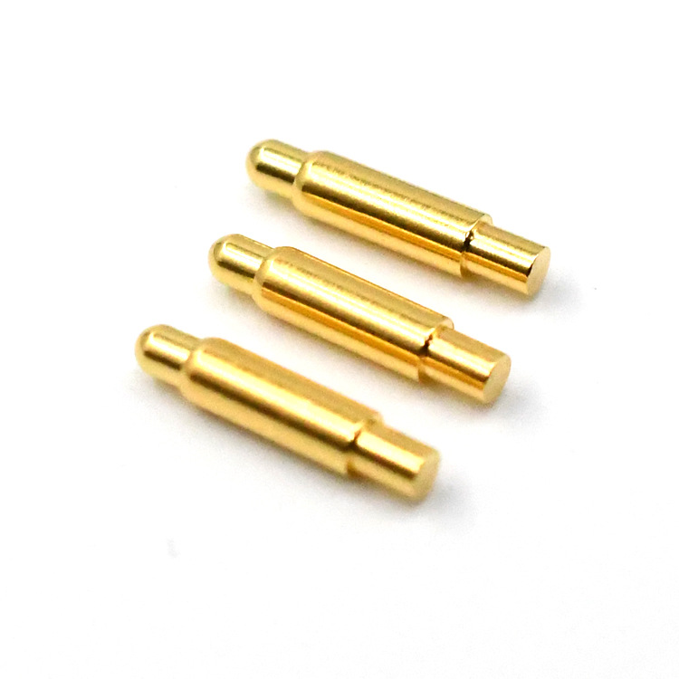 高頻雙頭銅針 接觸式pogo pin大電流天線頂針充電彈簧探針 信號(hào)針